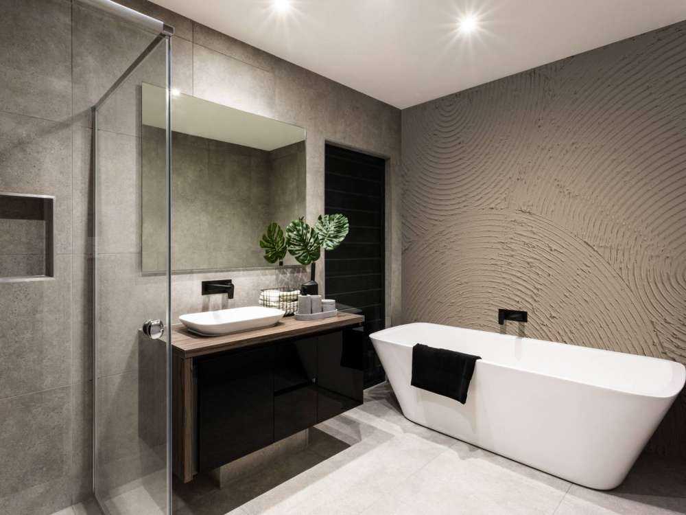 Zen circles in taupe