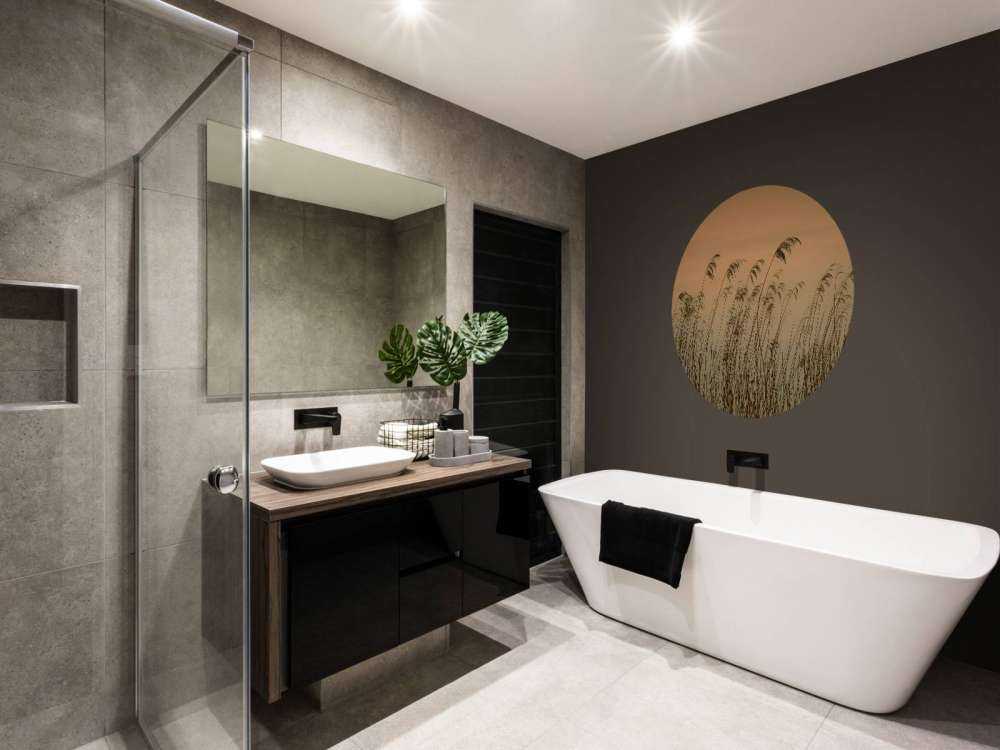 Reed along the waterfront