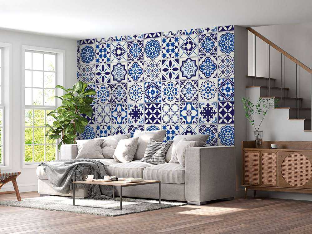 Blue tiles