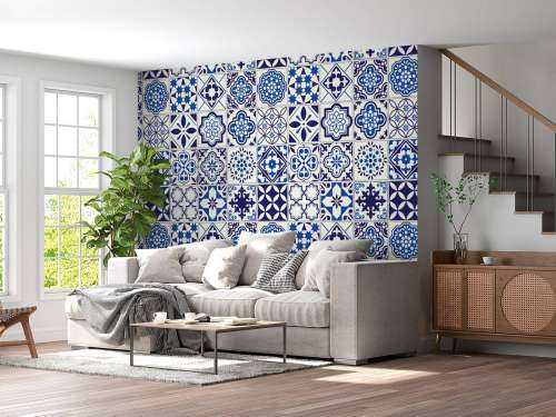 Blue tiles