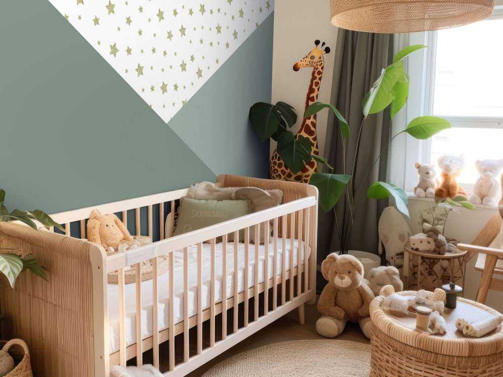 Green triangles with stars