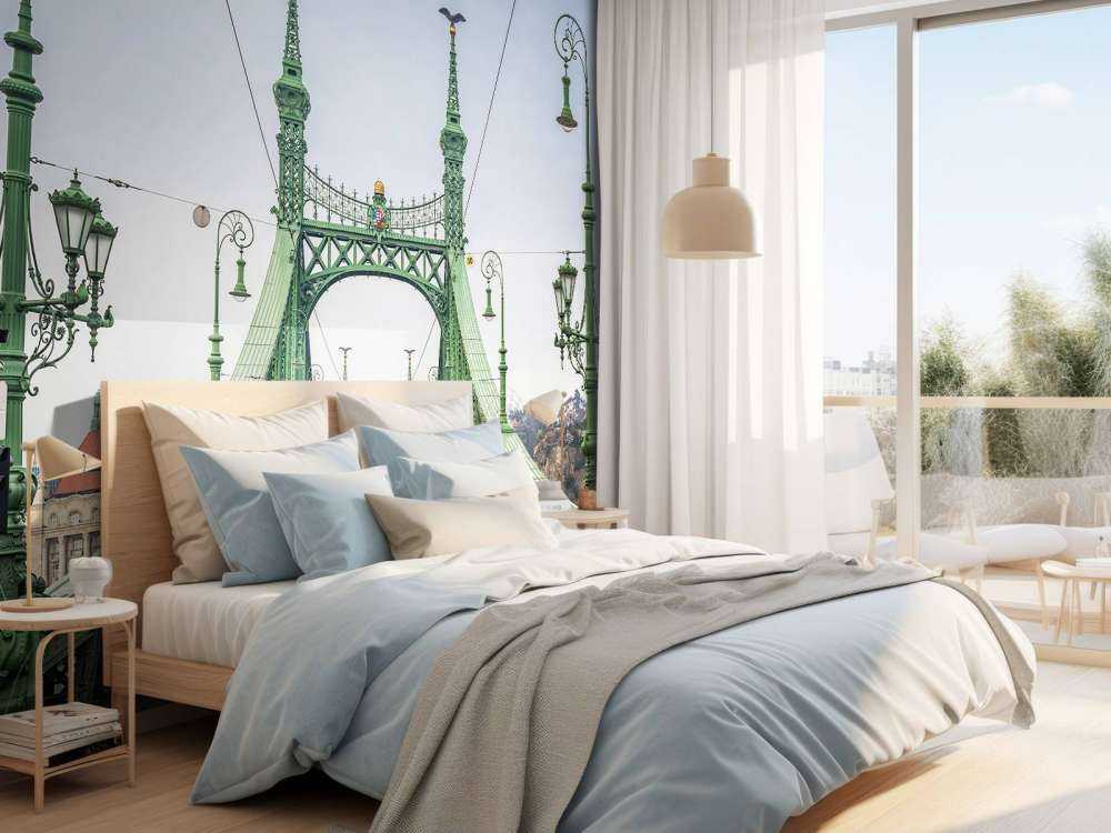 Tram line in Budapest