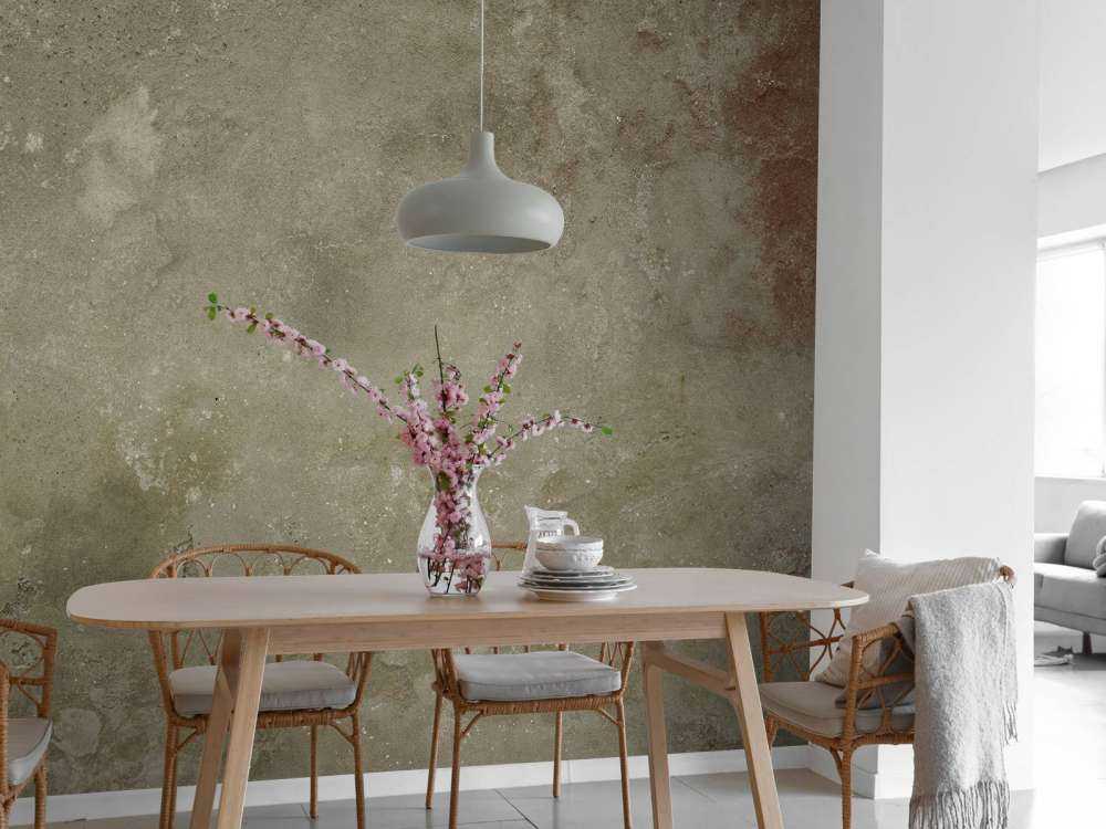 Old wall with weathered stucco