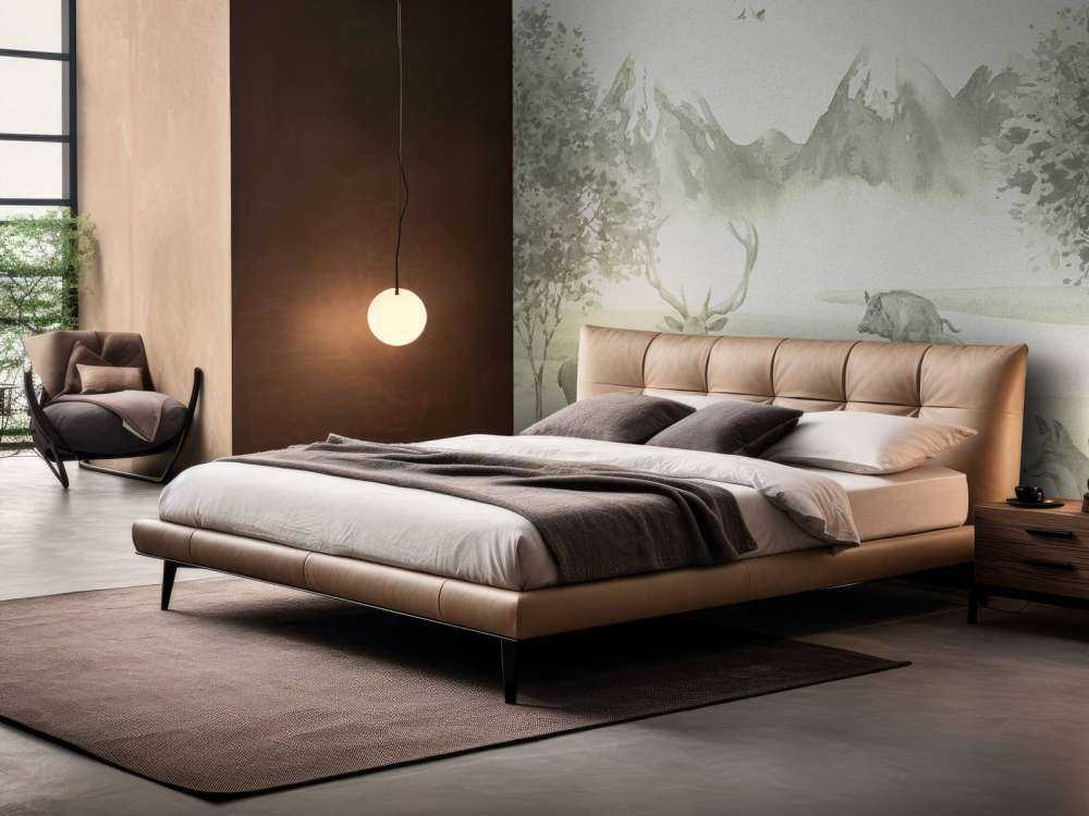 Forest with animals in green