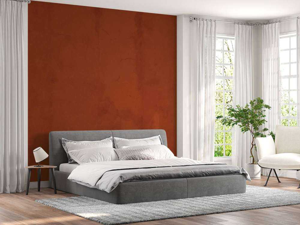 Liver red concrete