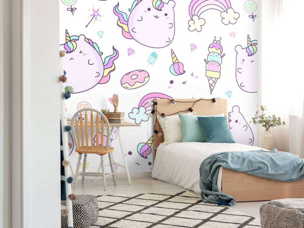 Unicorns with Ice Creams