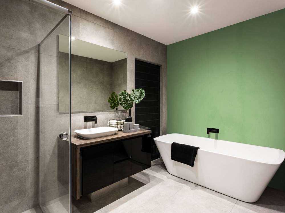 Sage green concrete