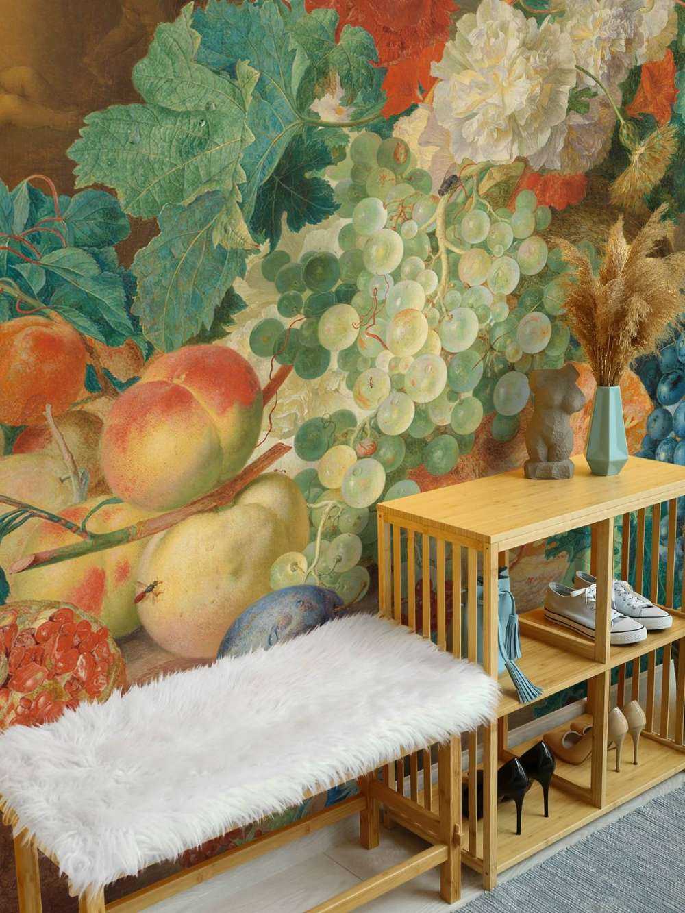 Still life with flowers and fruit, Jan van Huysum