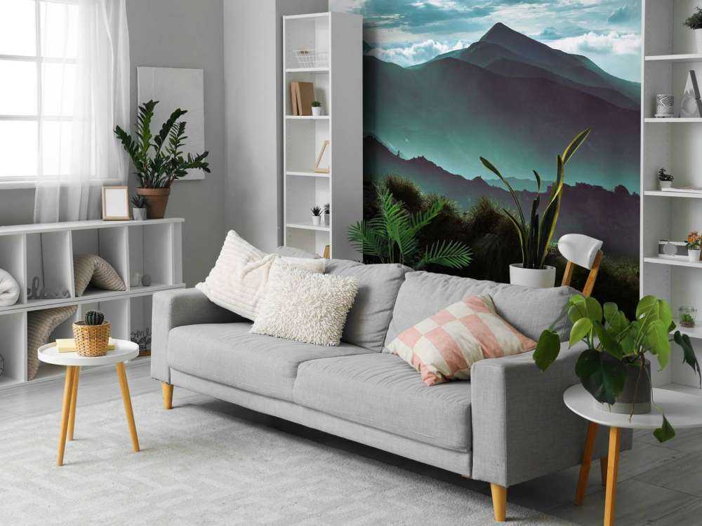 Jungle with mountains