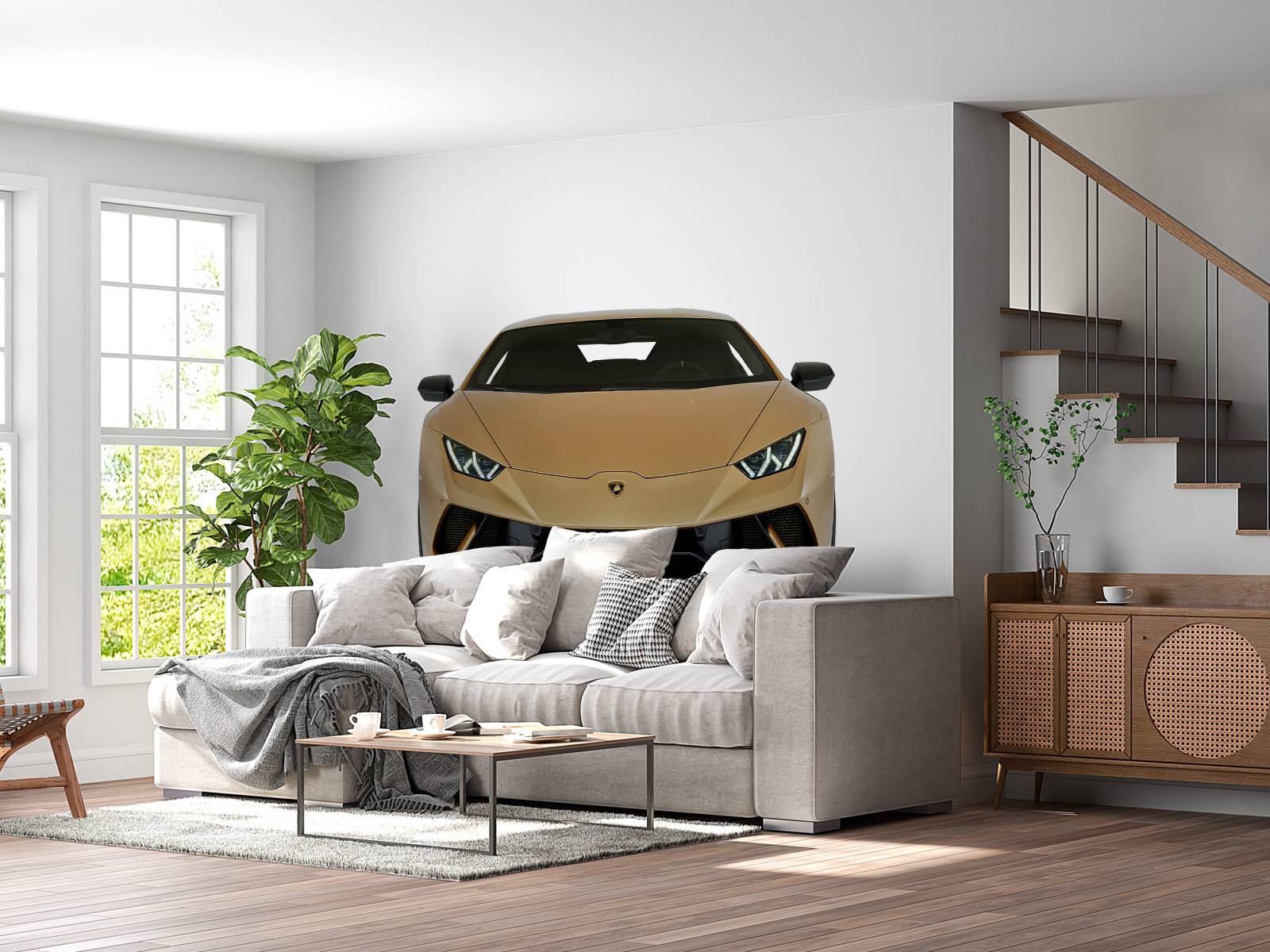 Lamborghini Huracán - Front, white