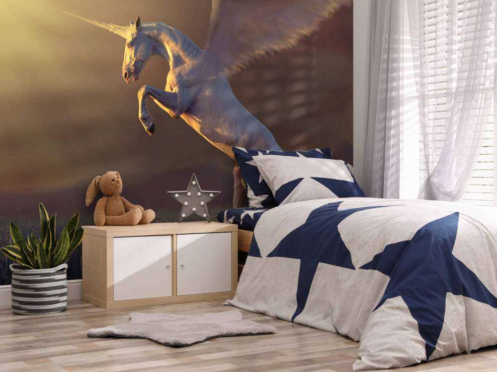 Unicorn with wings
