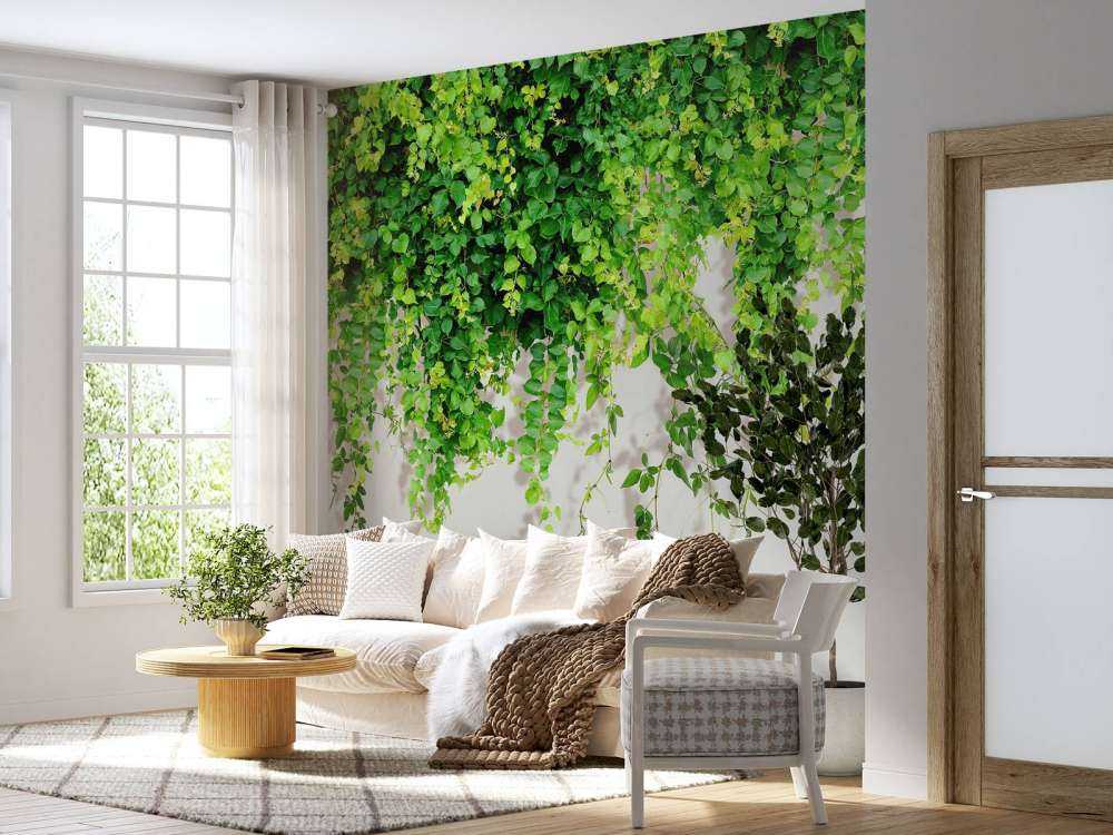 Green hanging branches