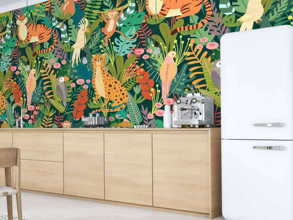 Colourful animals pattern