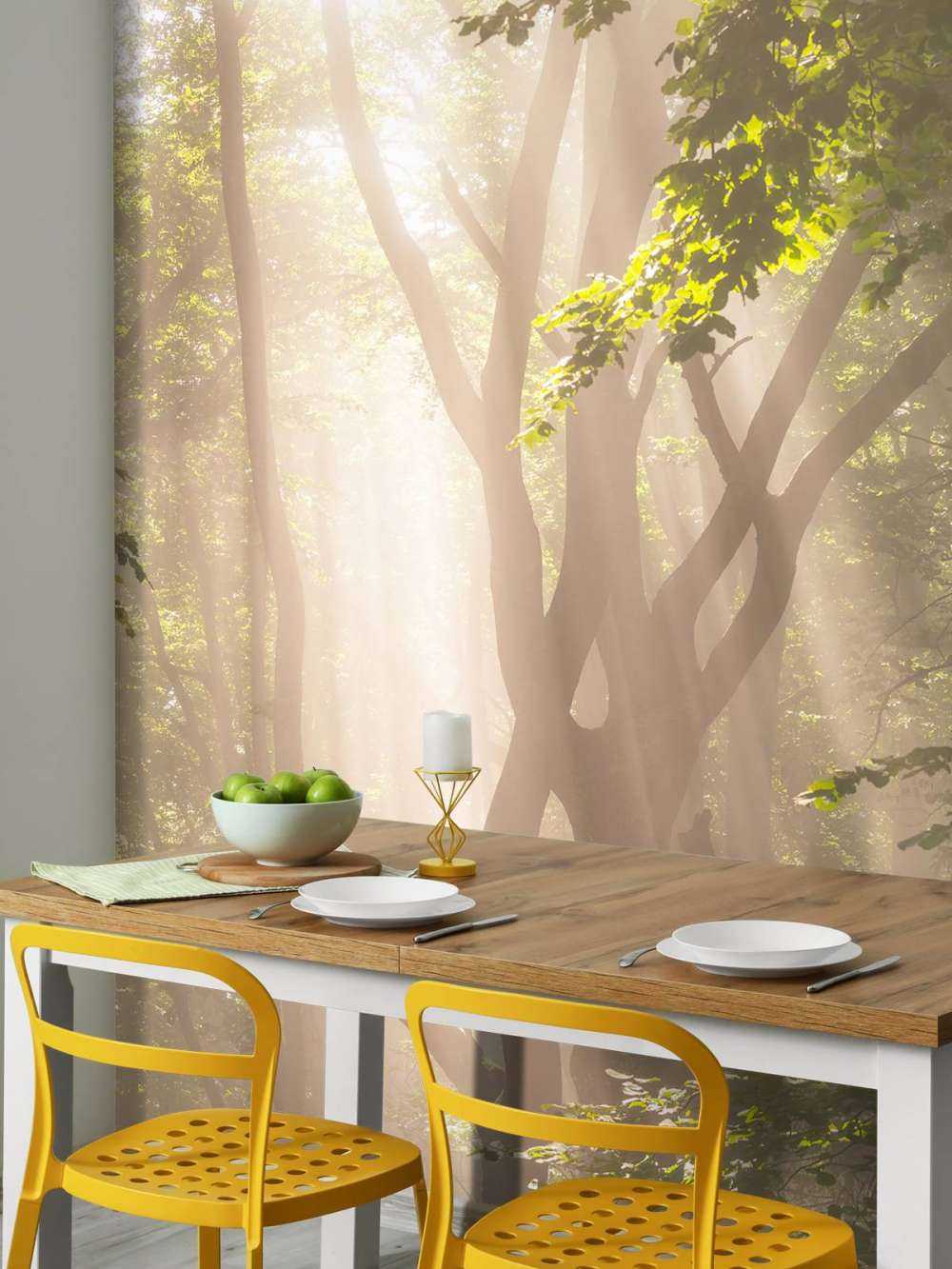 Twisting tree in the forest