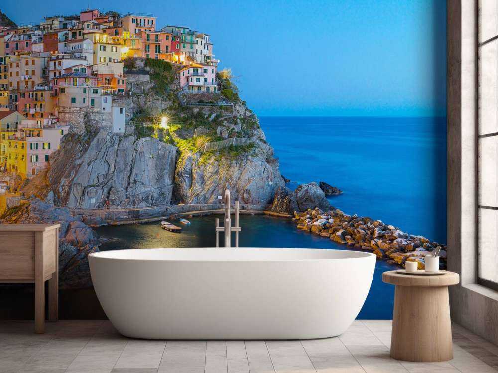 Italian city by night