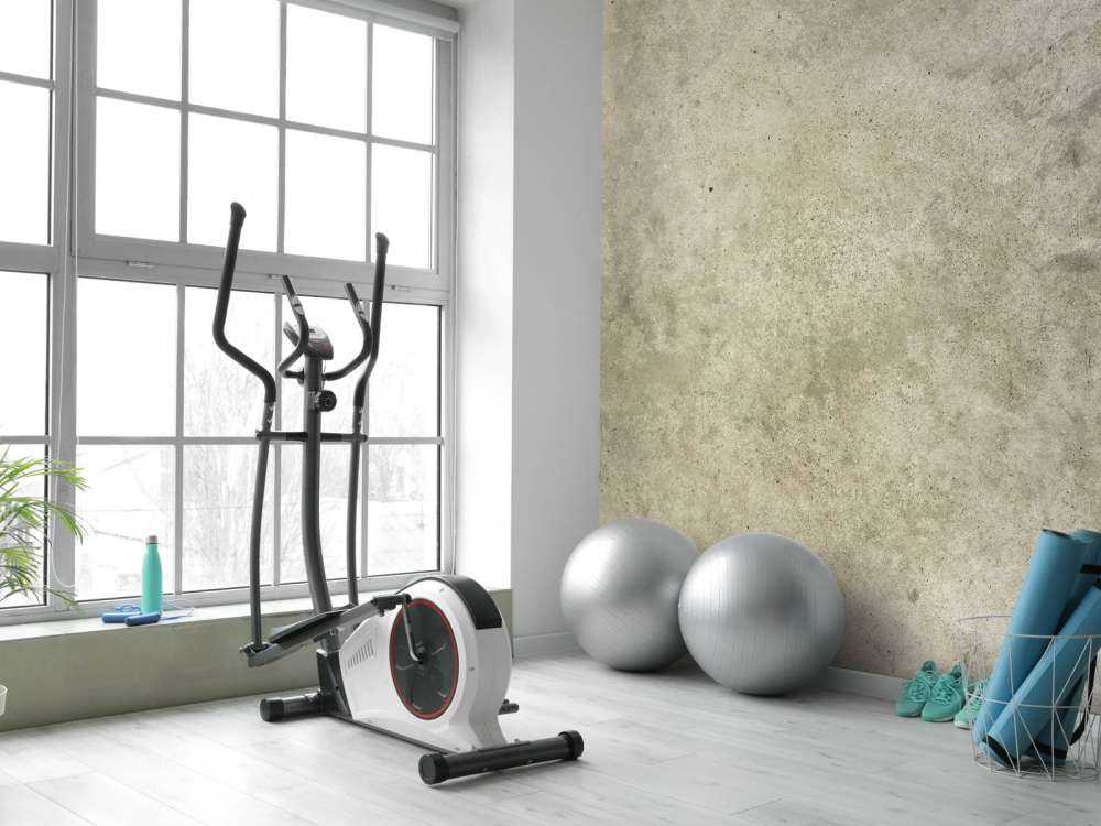 Light grey polished concrete