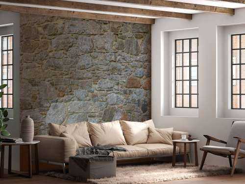 Medieval stone wall