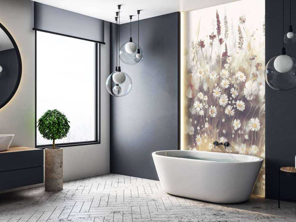 Lush Greenery of Summer Golden Brown