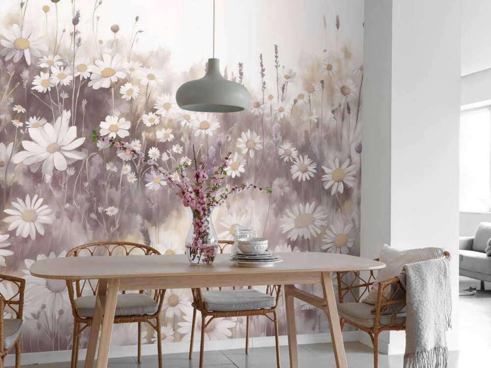 Quiet Daisies Meadow Pink