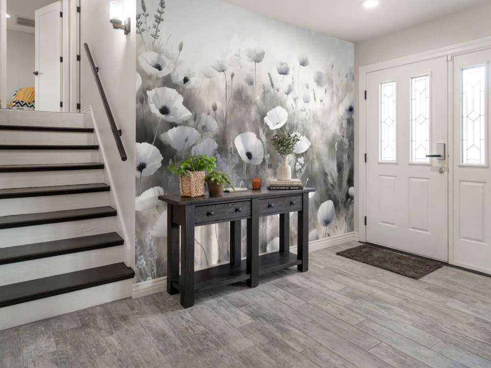 Wildflower dance - gray