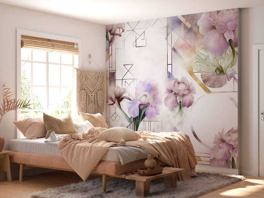 Watercolor Geometry Pink