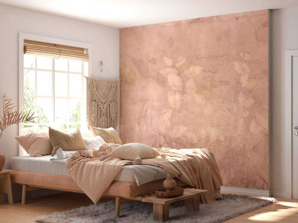 Wild blackberry and plantain - dream world in pink