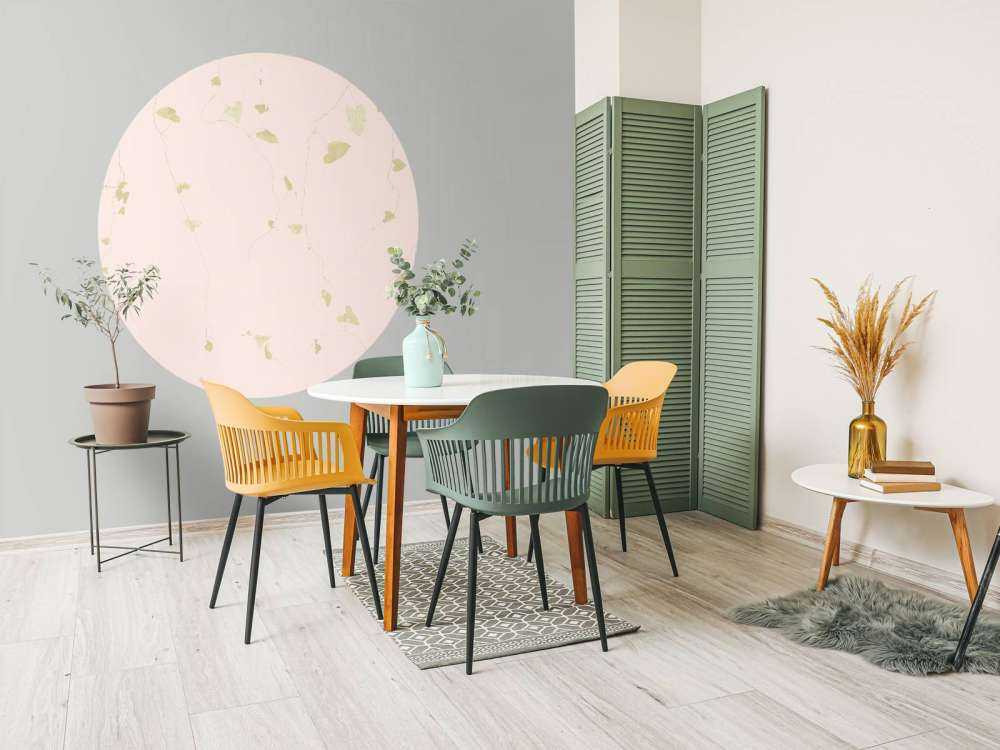 Lime leaves - powder pink