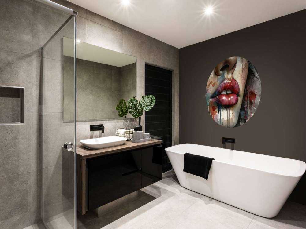 Watercolour Woman Lips #1