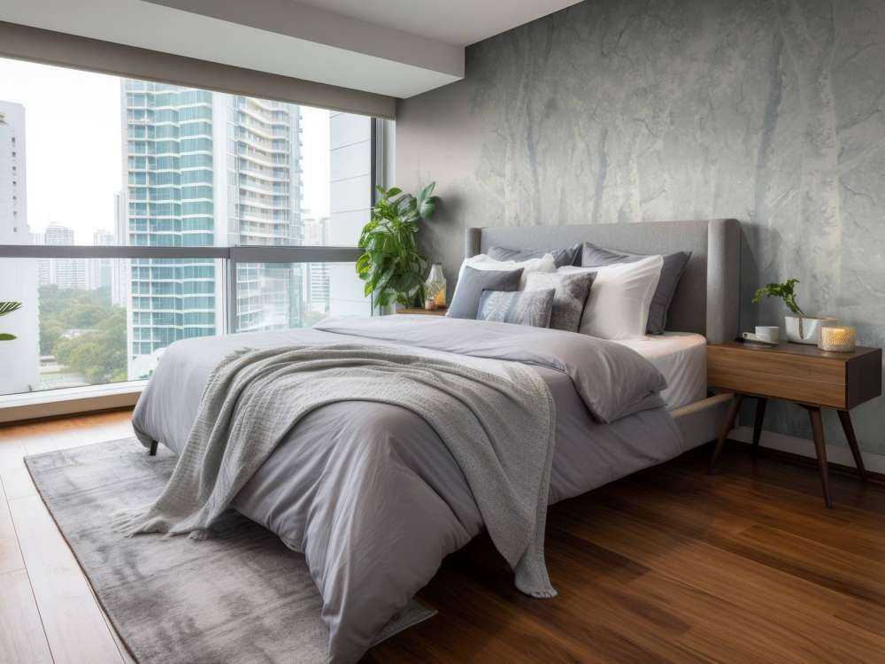 Forest Landscape Blue Panorama