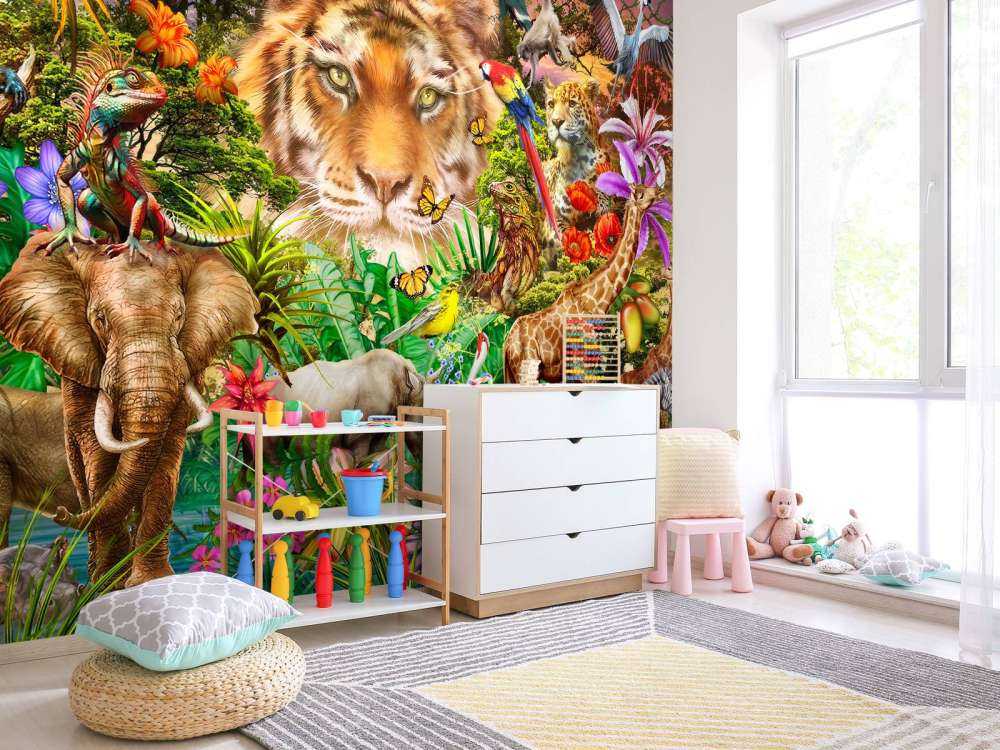 Tropical Jungle tiger