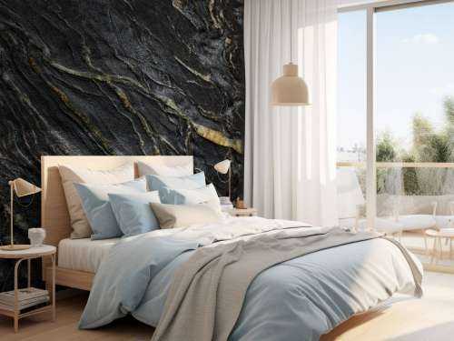 Marble with rough structure