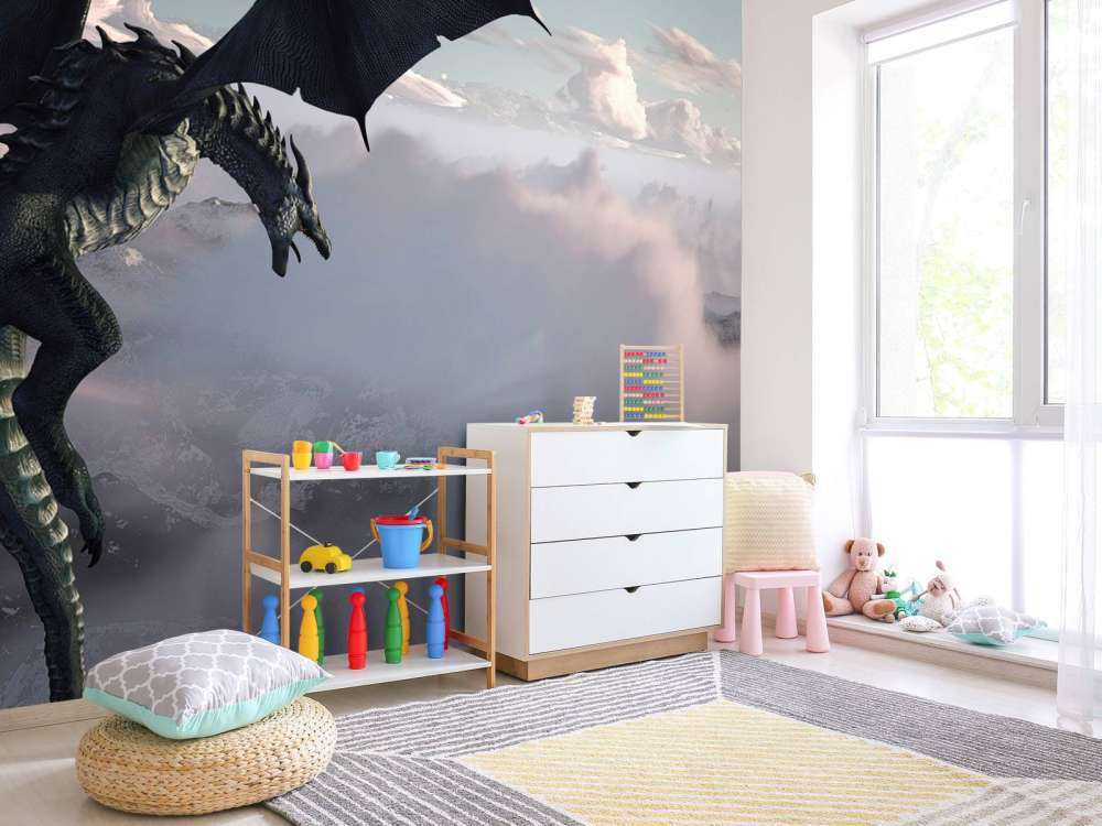 Dragon above the clouds