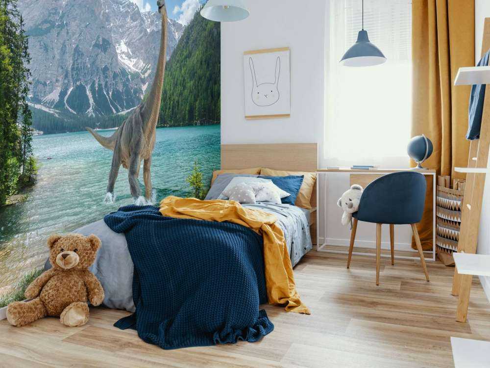 Brachiosaurus in water