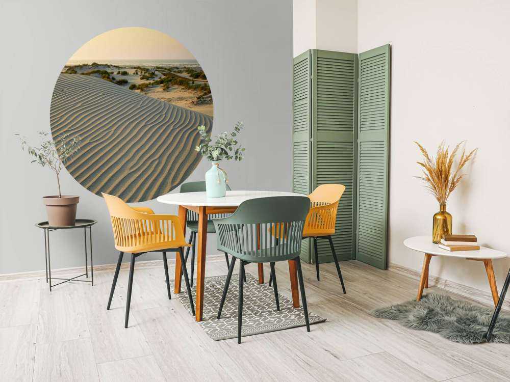 Duinen bij zonsondergang