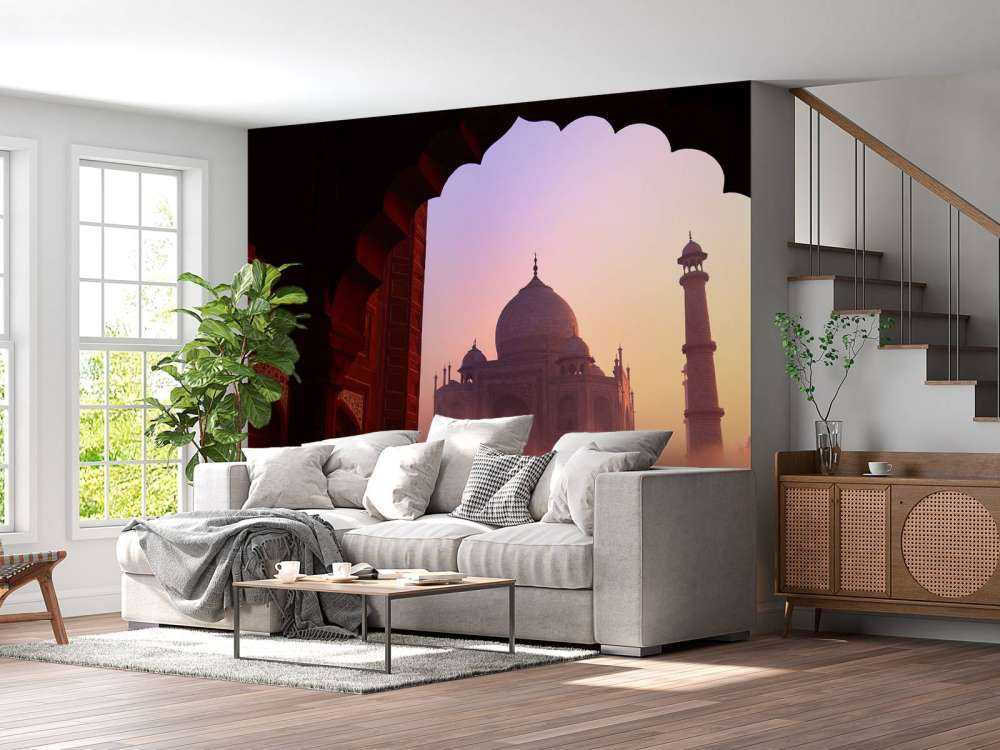 Taj Mahal at sunrise