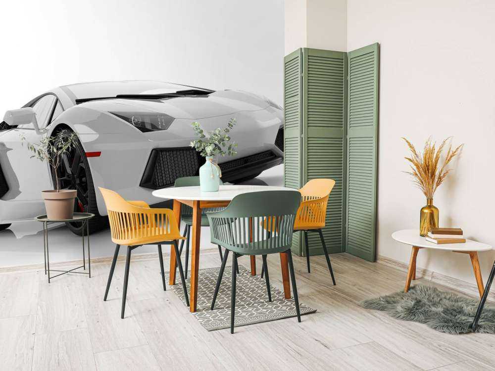White supercar