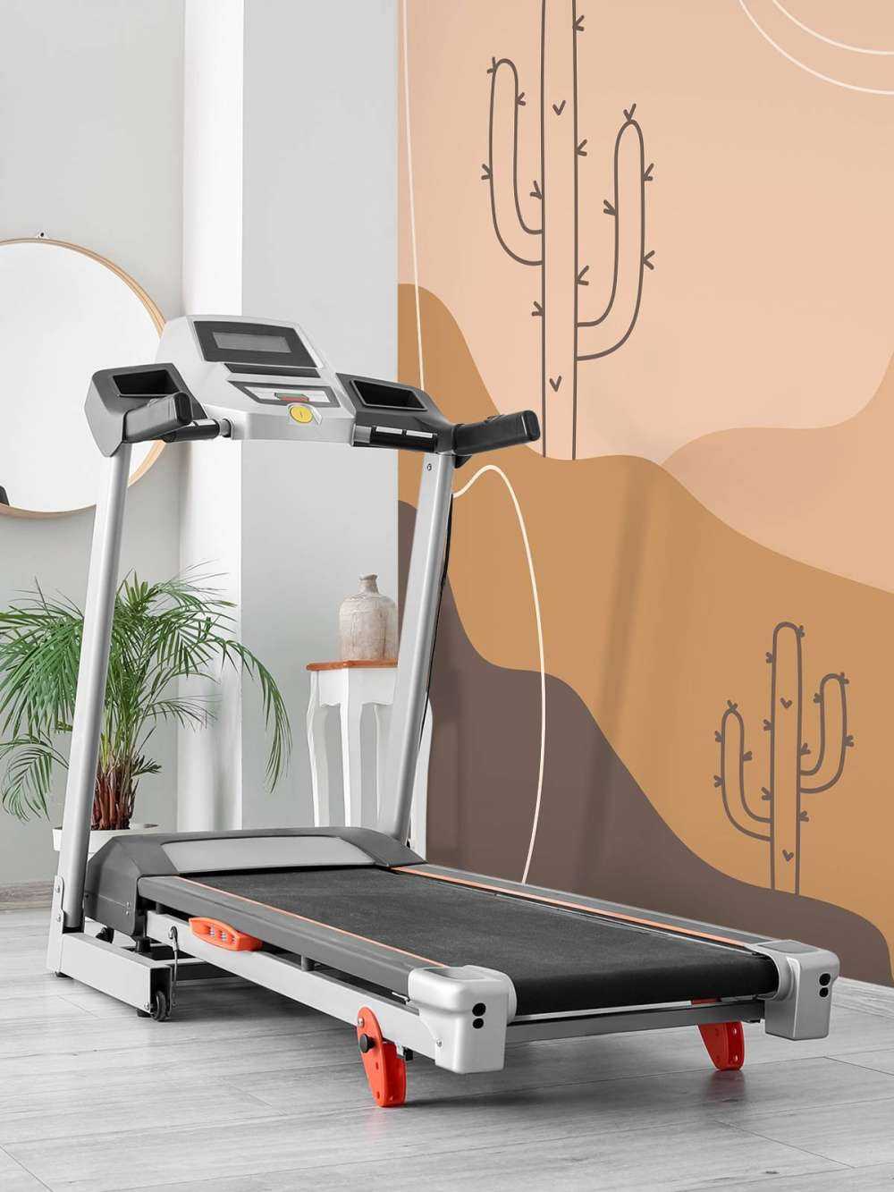 Abstracte cactussen en bergen