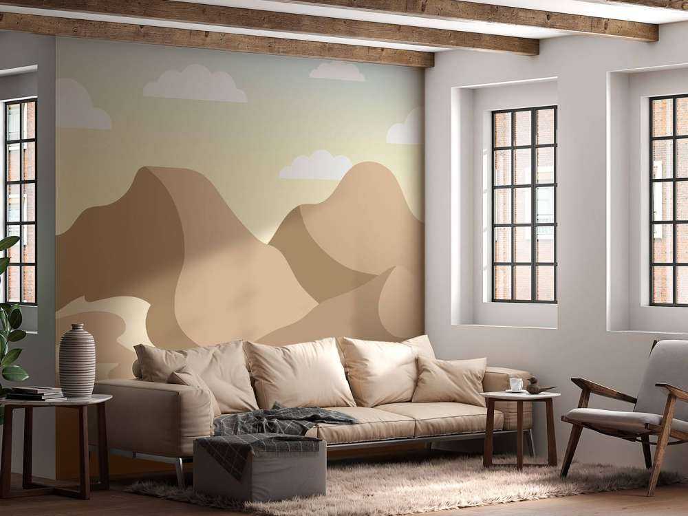 Woestijn illustratie