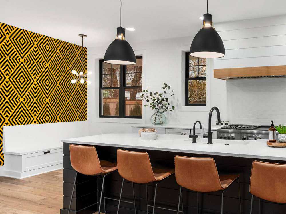 Black and gold Art Deco