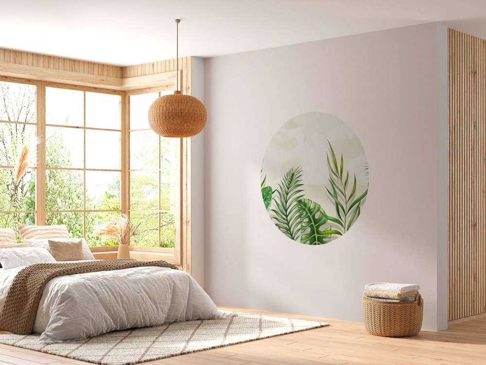Illustrated leaves