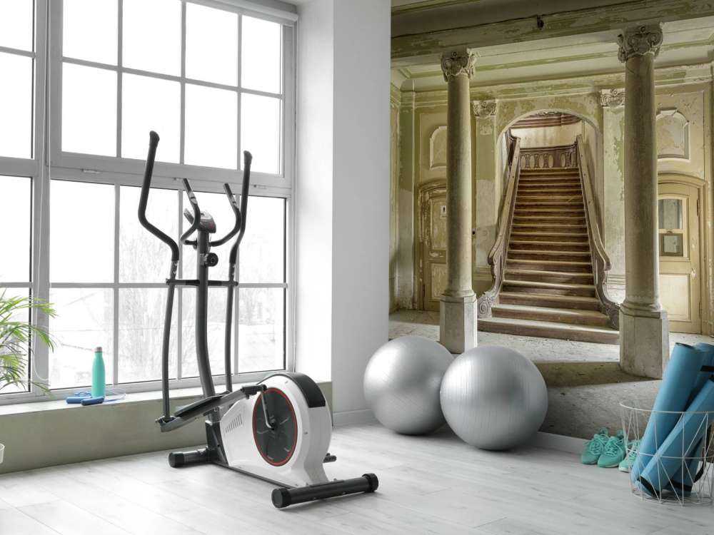 Ruimte met oude muren