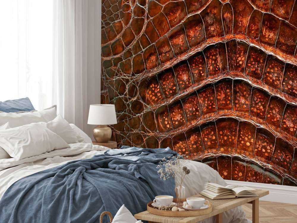 Crocodile skin texture