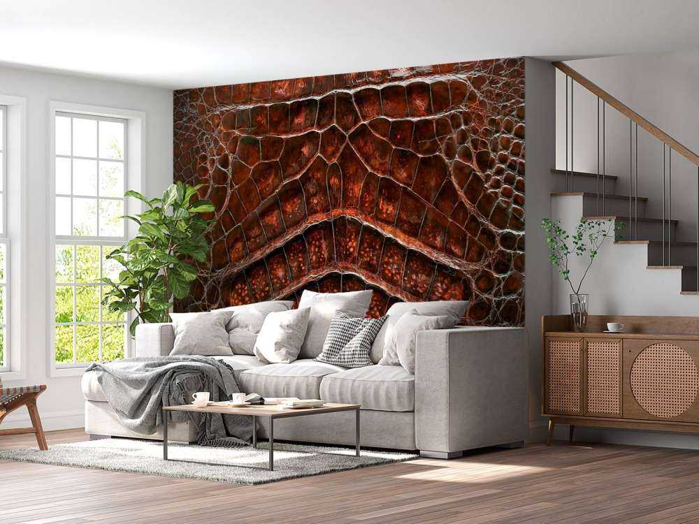 Crocodile skin texture