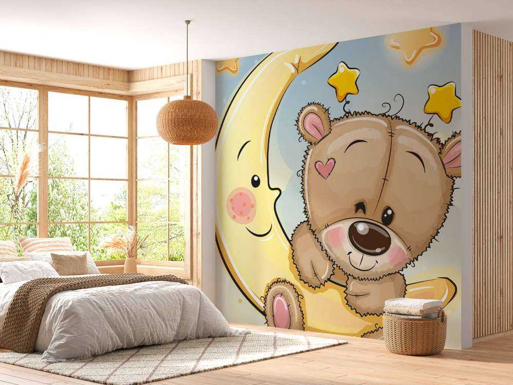 Teddybeer met de maan