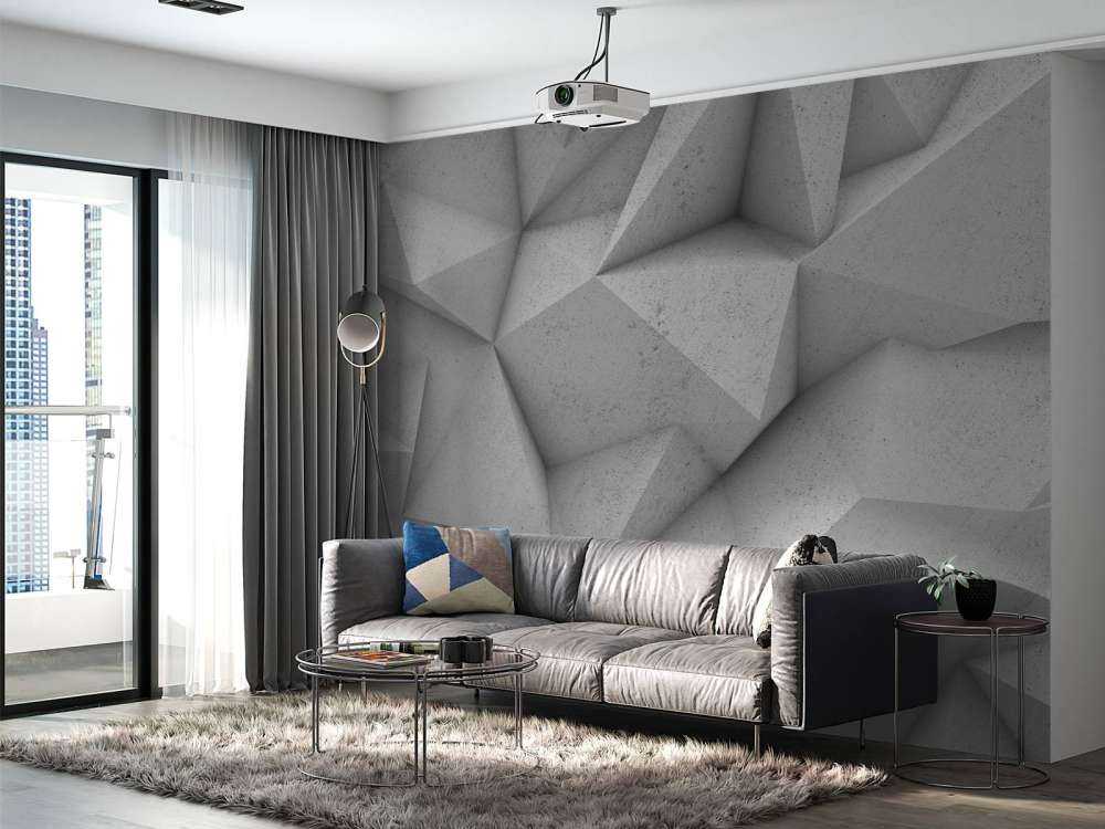 3D angular concrete