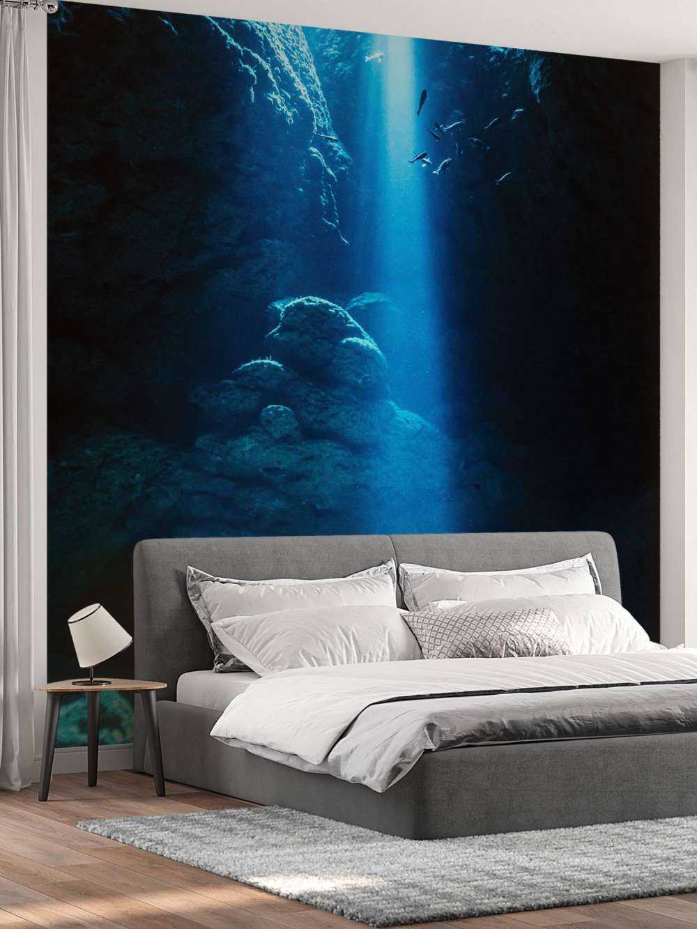 Light in a cave