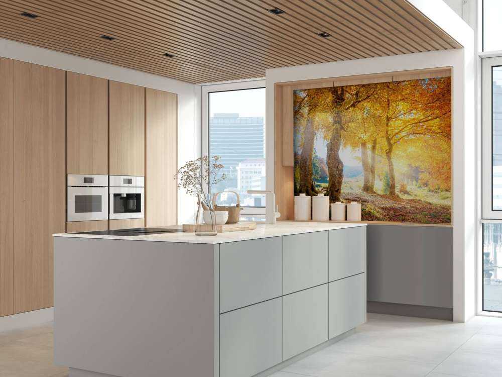 Warm autumn landscape