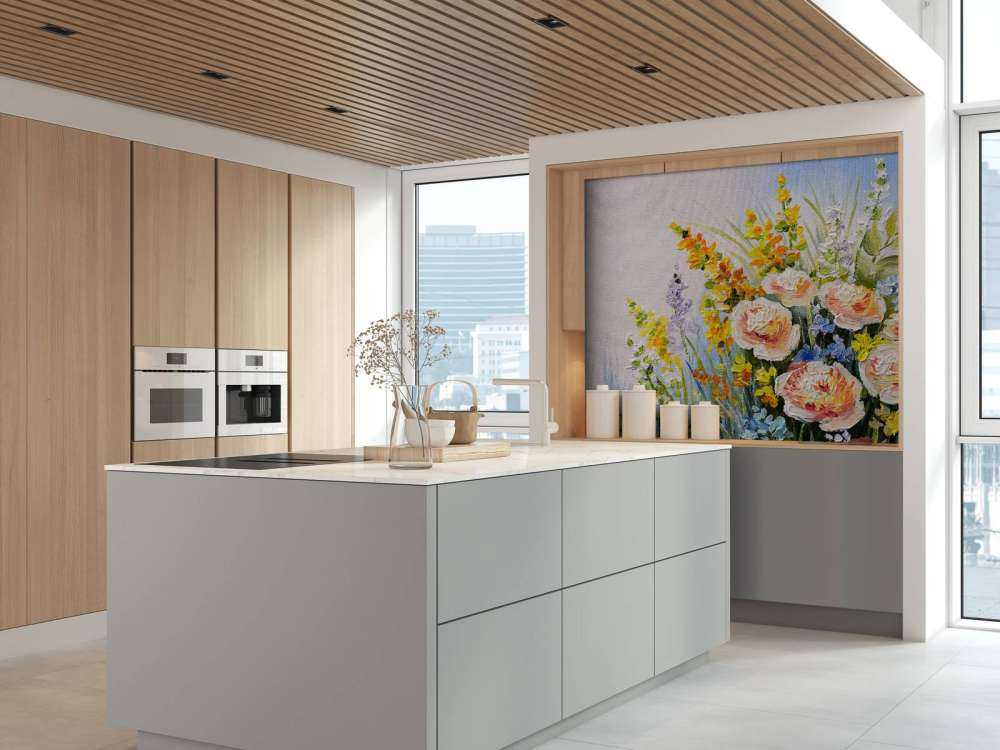 Boeket met zomerse bloemen