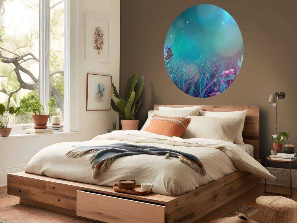 Butterfly in the morning dew