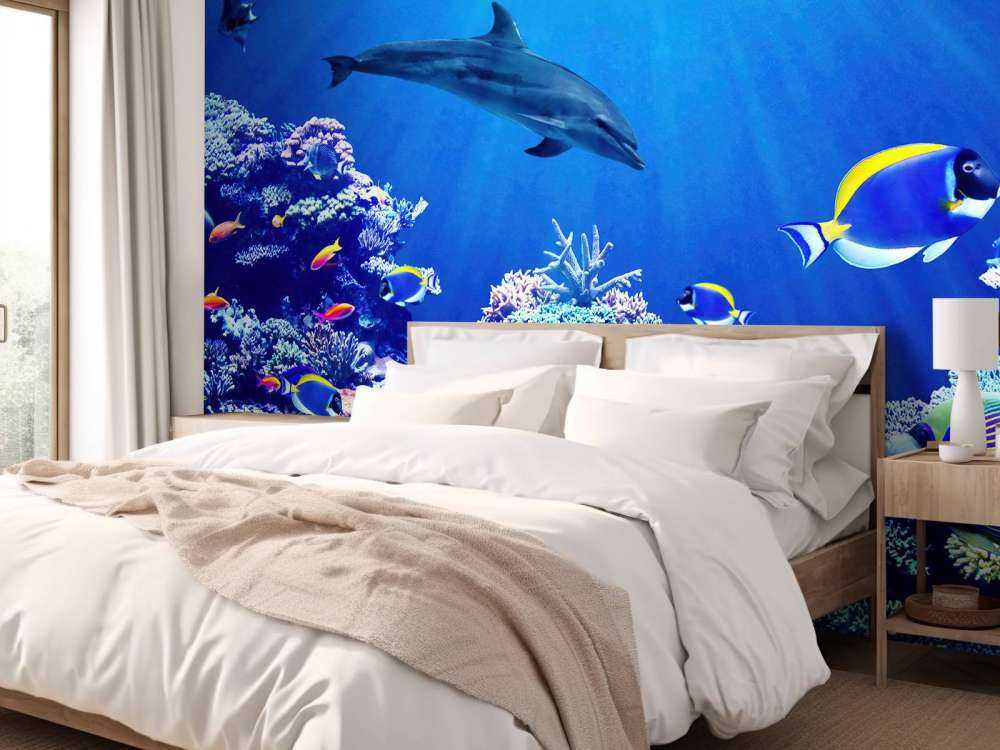 Underwater world blue